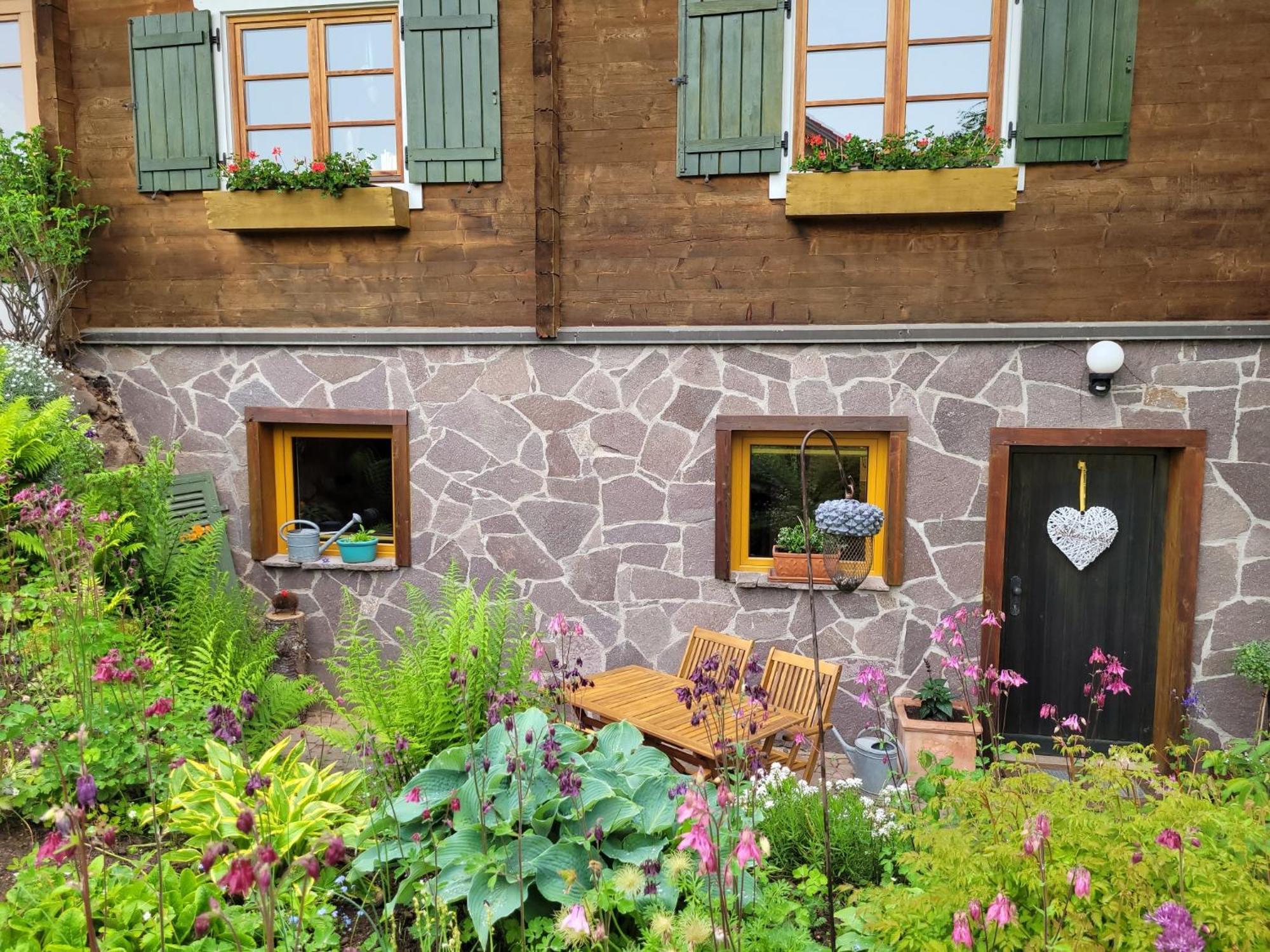 Blick In Den Garten Holzschlag Eksteriør billede